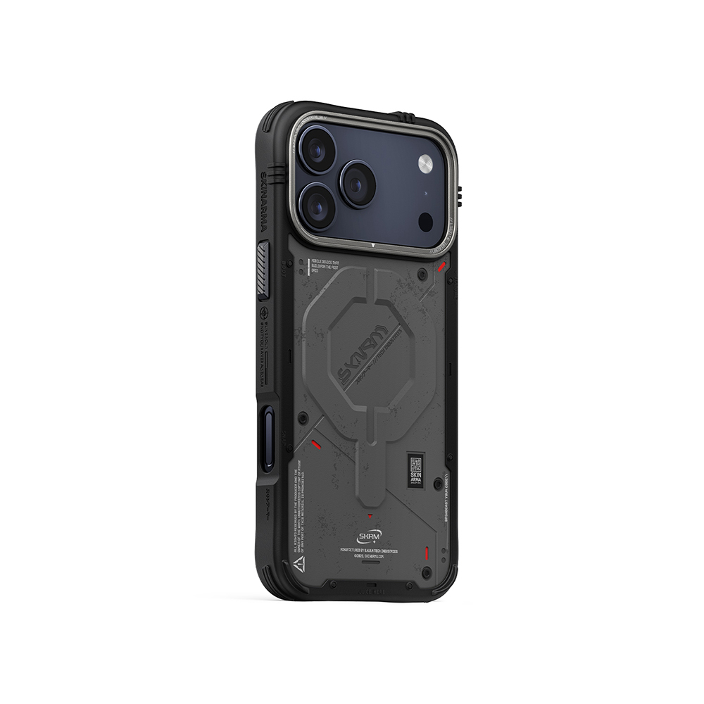 Apple iPhone 17 Pro Uyumlu Kılıf M-Safe Şarj Özellikli Airbag Tasarımlı Skinarma Vigor Kapak - 4