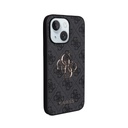 Apple iPhone 15 Plus Uyumlu Kılıf Guess Orjinal Lisanslı PU Deri 4G Büyük Metal Logolu Çapraz Vücut Askılı Kapak - 21
