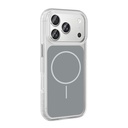 Apple iPhone 17 Pro Max Uyumlu Kılıf M-Safe Şarj Özellikli Metal Buton Tasarımlı Zore İkonik Sert Silikon Kapak - 2