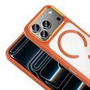 Apple iPhone 17 Pro Uyumlu Kılıf M-Safe Şarj Özellikli Metal Kamera Çerçeveli Zore Tiko Kapak - 8