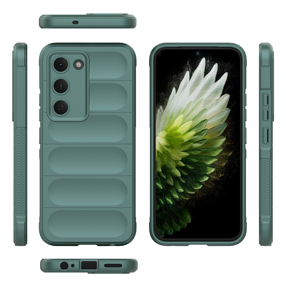 Tecno Spark 40 Pro Kılıf Esnek TPU Oyuklu Arka Yüzey Tasarımlı Zore Etnik Silikon Kapak - 24