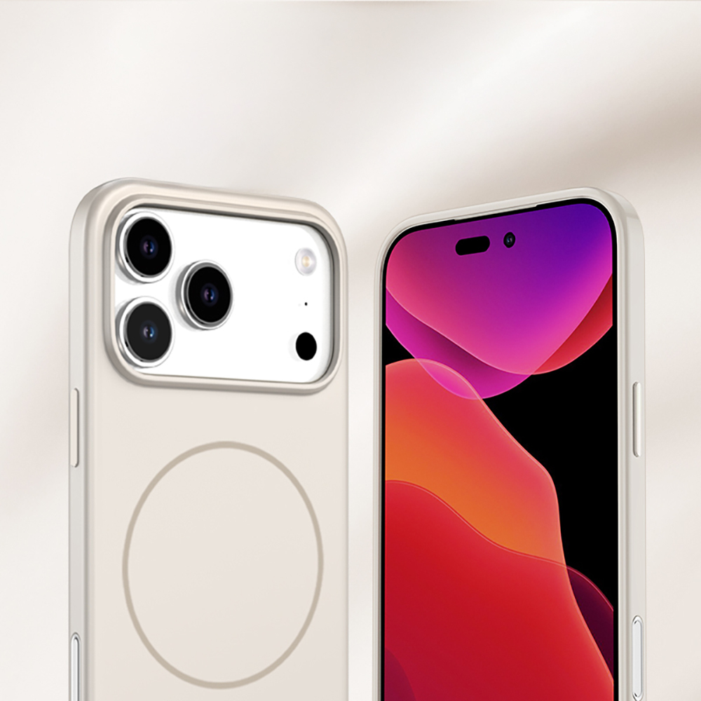 Apple iPhone 17 Pro Max Uyumlu Kılıf M-safe Şarj Özellikli Wlons Liza Kapak - 5