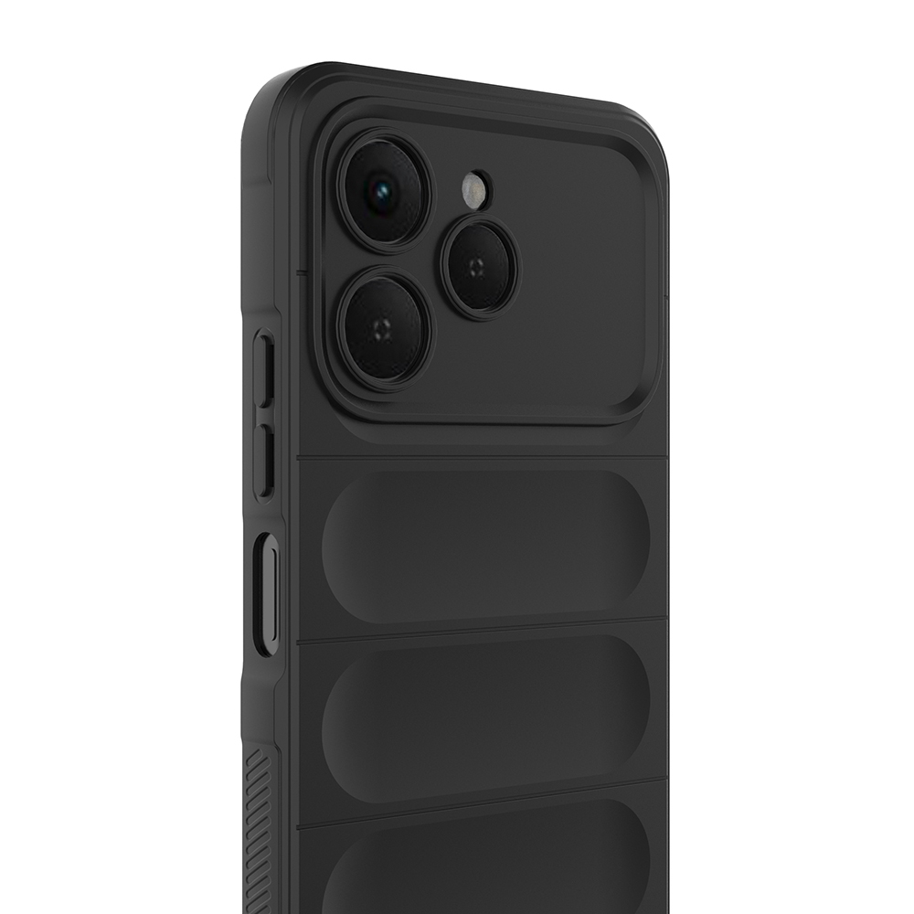 Tecno Spark 40 Kılıf Esnek TPU Oyuklu Arka Yüzey Tasarımlı Zore Etnik Silikon Kapak - 2