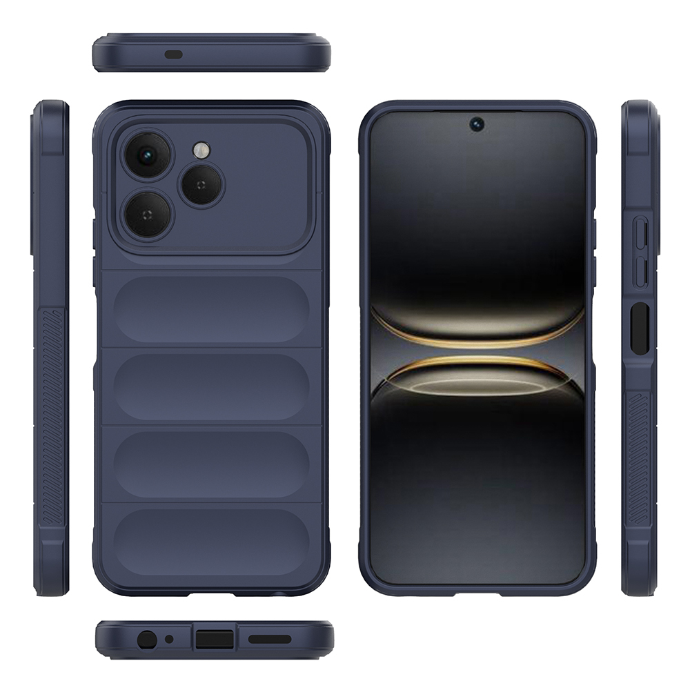 Tecno Spark 40 Kılıf Esnek TPU Oyuklu Arka Yüzey Tasarımlı Zore Etnik Silikon Kapak - 22