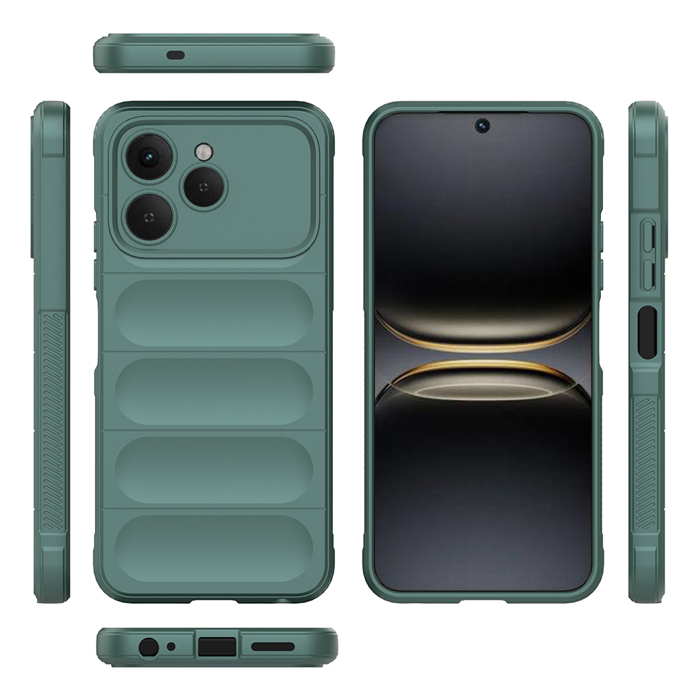 Tecno Spark 40 Kılıf Esnek TPU Oyuklu Arka Yüzey Tasarımlı Zore Etnik Silikon Kapak - 23