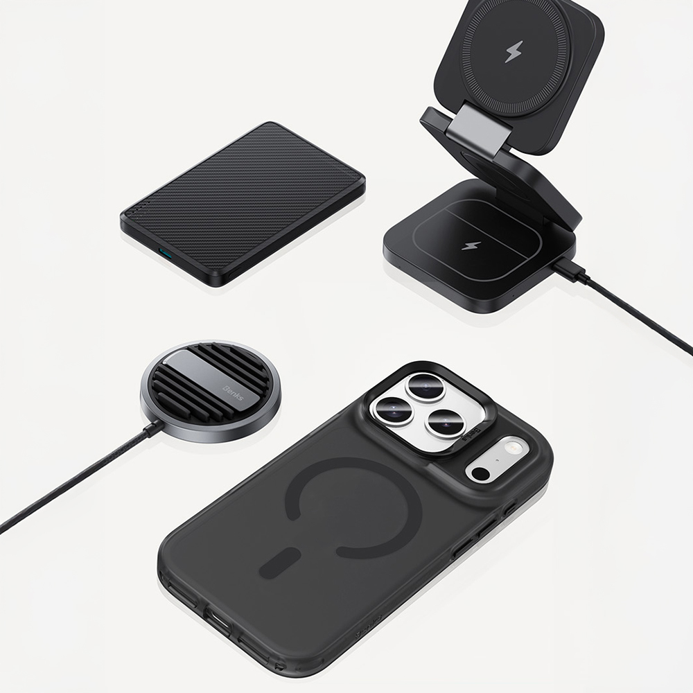 Apple iPhone 17 Pro Uyumlu Kılıf M-Safe Şarj Özellikli Benks C-Magnet Lucid Armor Kapak - 12