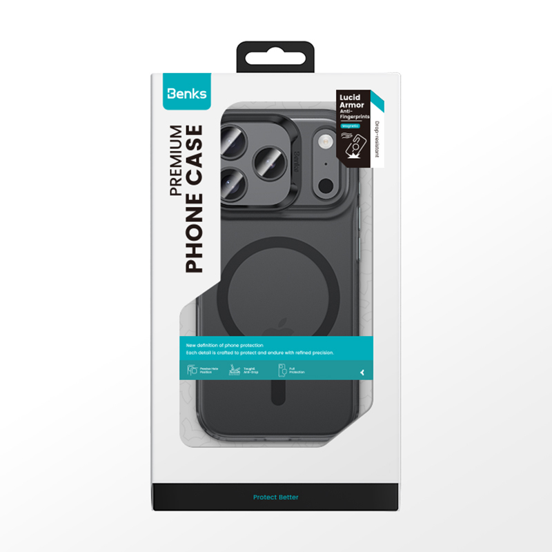 Apple iPhone 17 Pro Uyumlu Kılıf M-Safe Şarj Özellikli Benks C-Magnet Lucid Armor Kapak - 16