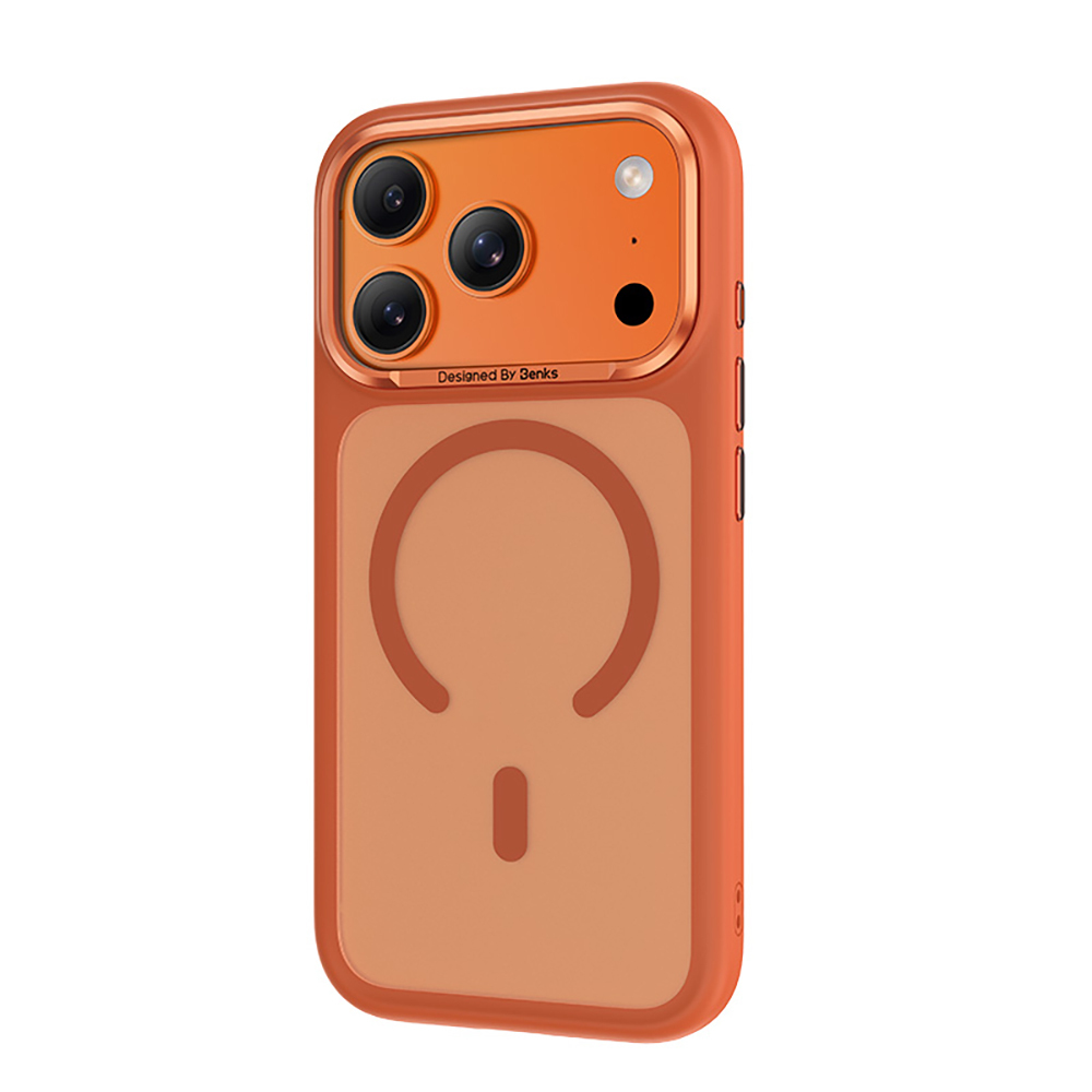 Apple iPhone 17 Pro Max Uyumlu Kılıf M-Safe Şarj Özellikli Benks Mist C-Magnet Kapak - 1