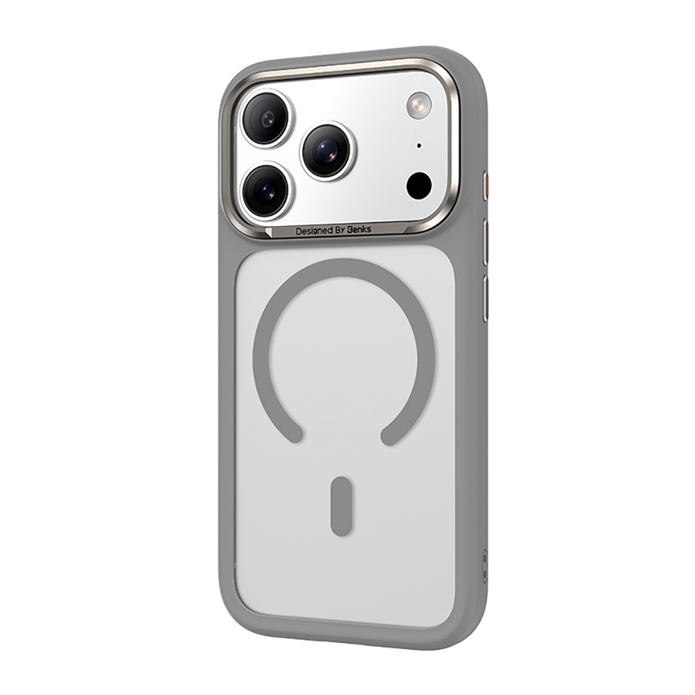 Apple iPhone 17 Pro Max Uyumlu Kılıf M-Safe Şarj Özellikli Benks Mist C-Magnet Kapak - 3