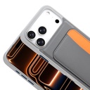 Apple iPhone 17 Pro Uyumlu Kılıf Kartlıklı Zore X-Kart Silikon Kapak - 6