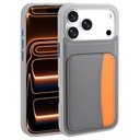 Apple iPhone 17 Pro Max Uyumlu Kılıf Kartlıklı Zore X-Kart Silikon Kapak - 2