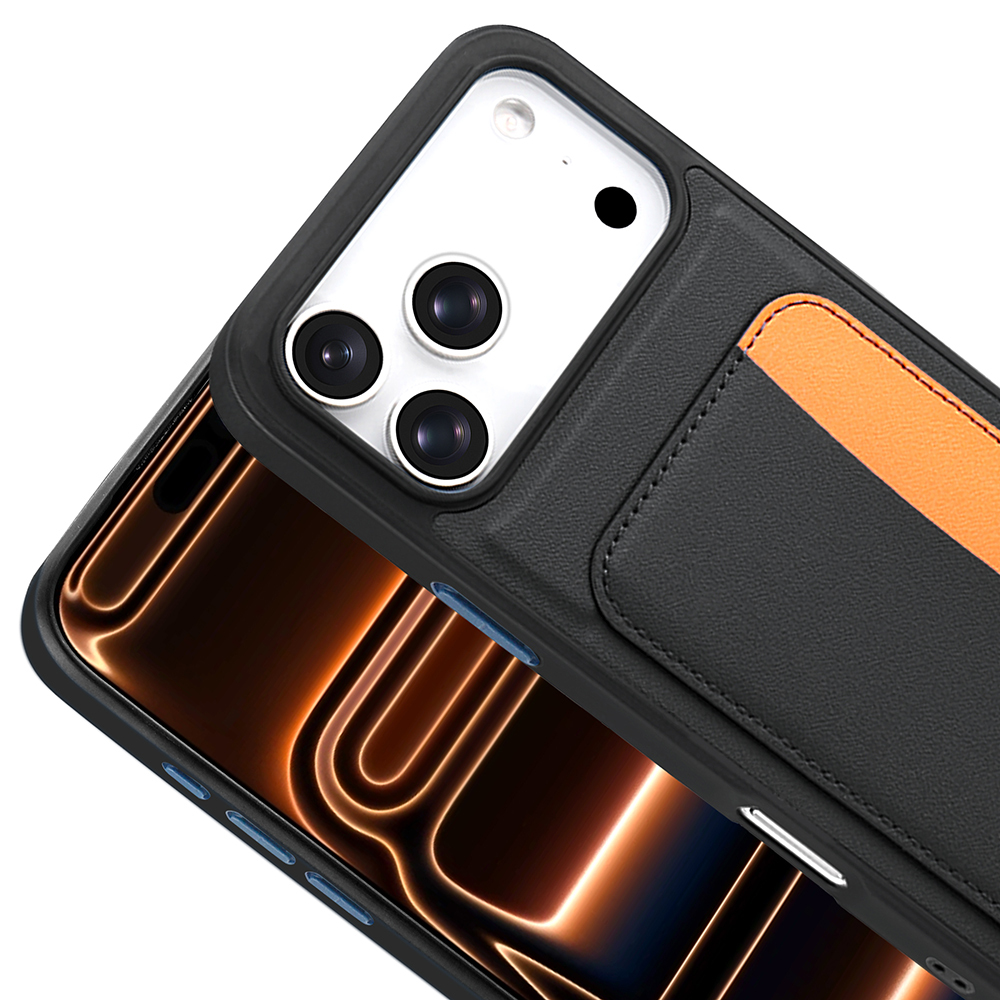 Apple iPhone 17 Pro Max Uyumlu Kılıf Kartlıklı Zore X-Kart Silikon Kapak - 8