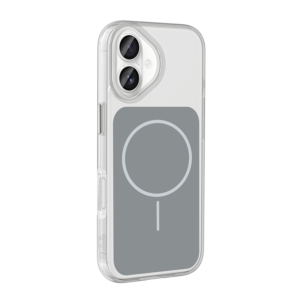 Apple iPhone 17 Uyumlu Kılıf M-Safe Şarj Özellikli Metal Buton Tasarımlı Zore İkonik Sert Silikon Kapak - 2