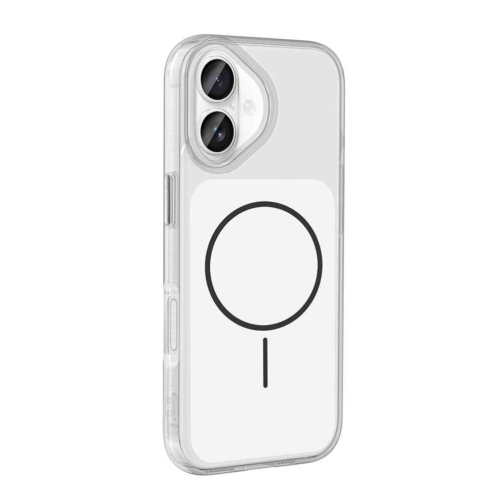 Apple iPhone 17 Uyumlu Kılıf M-Safe Şarj Özellikli Metal Buton Tasarımlı Zore İkonik Sert Silikon Kapak - 3