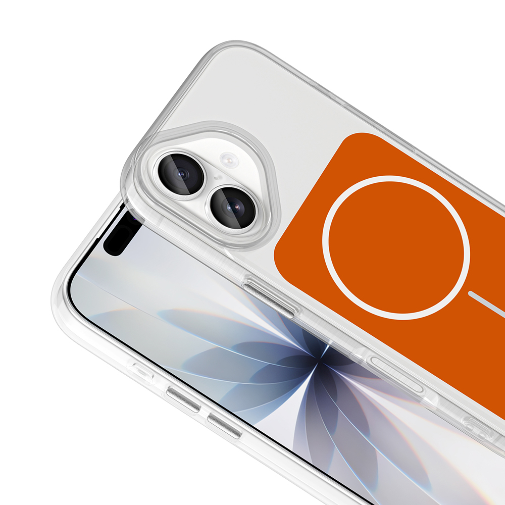 Apple iPhone 17 Uyumlu Kılıf M-Safe Şarj Özellikli Metal Buton Tasarımlı Zore İkonik Sert Silikon Kapak - 6