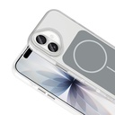 Apple iPhone 17 Uyumlu Kılıf M-Safe Şarj Özellikli Metal Buton Tasarımlı Zore İkonik Sert Silikon Kapak - 7