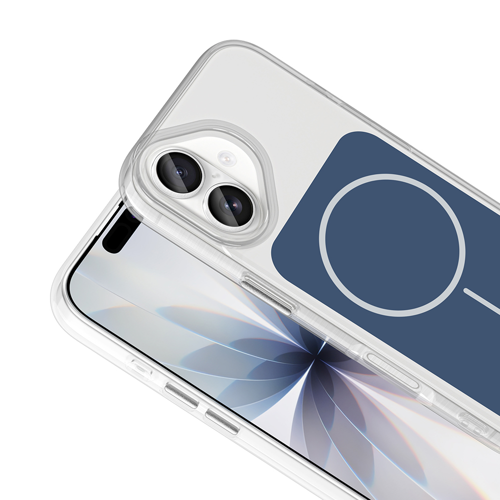 Apple iPhone 17 Uyumlu Kılıf M-Safe Şarj Özellikli Metal Buton Tasarımlı Zore İkonik Sert Silikon Kapak - 9