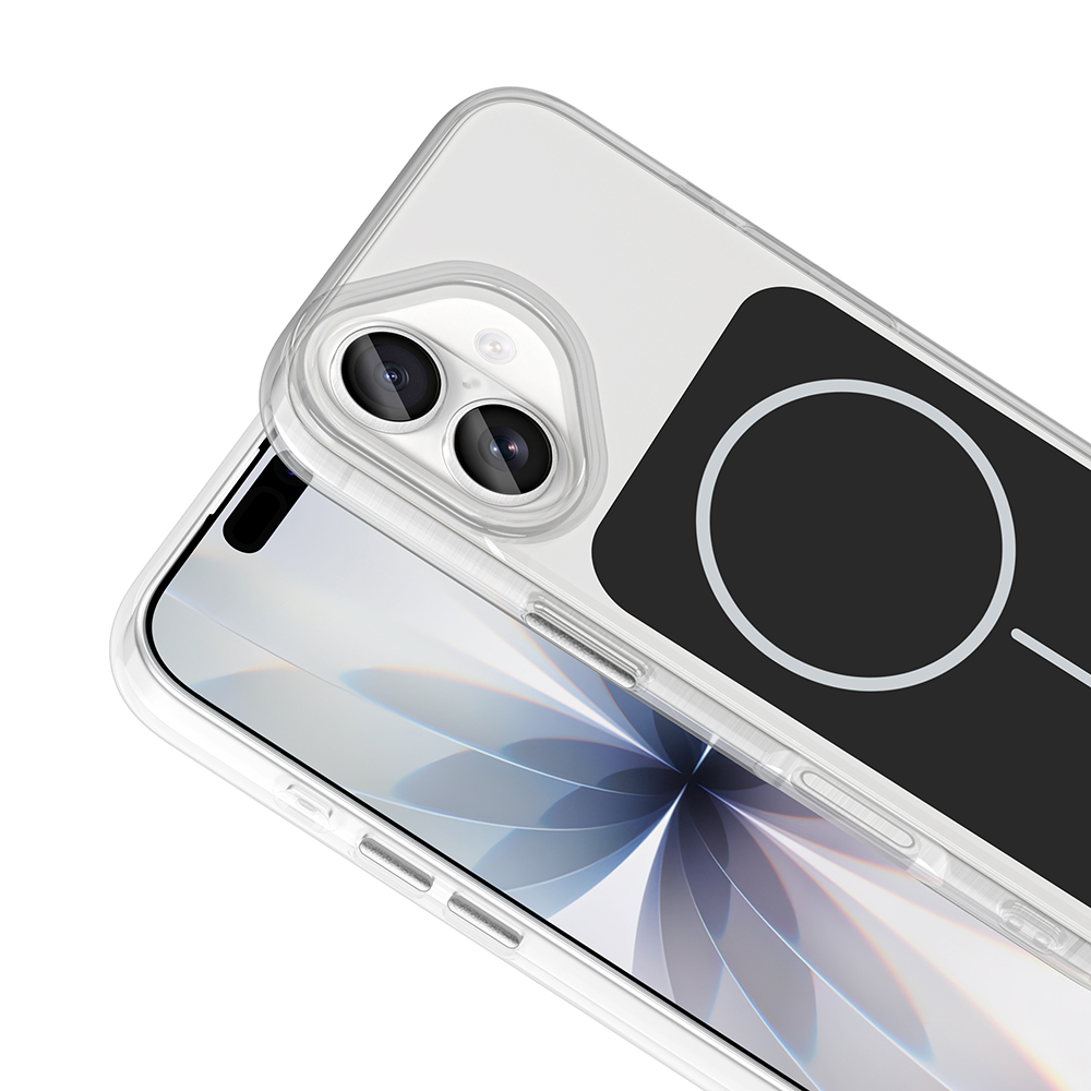 Apple iPhone 17 Uyumlu Kılıf M-Safe Şarj Özellikli Metal Buton Tasarımlı Zore İkonik Sert Silikon Kapak - 10