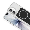 Apple iPhone 17 Uyumlu Kılıf M-Safe Şarj Özellikli Metal Buton Tasarımlı Zore İkonik Sert Silikon Kapak - 10