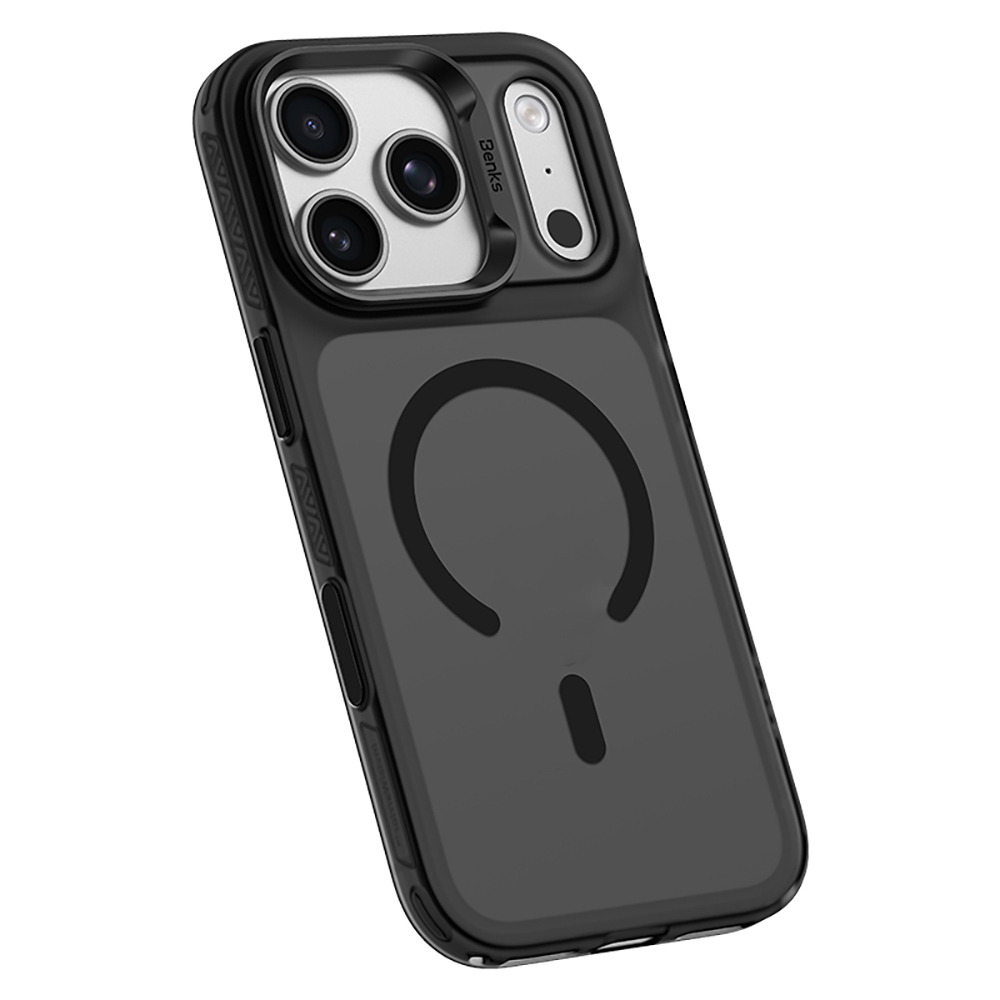 Apple iPhone 17 Pro Max Uyumlu Kılıf M-Safe Şarj Özellikli Benks C-Magnet Lucid Armor Kapak - 2
