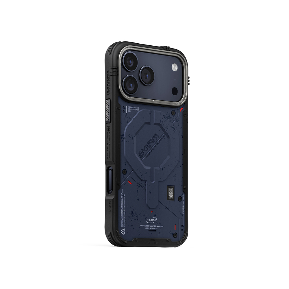 Apple iPhone 17 Pro Max Uyumlu Kılıf M-Safe Şarj Özellikli Airbag Tasarımlı Skinarma Vigor Kapak - 12