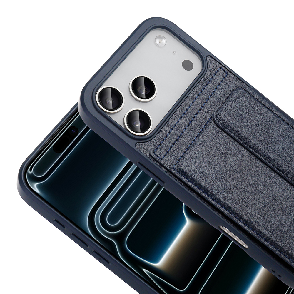 Apple iPhone 17 Pro Uyumlu Kılıf PU Deri Kartlıklı Zore Sevilla Kapak - 4