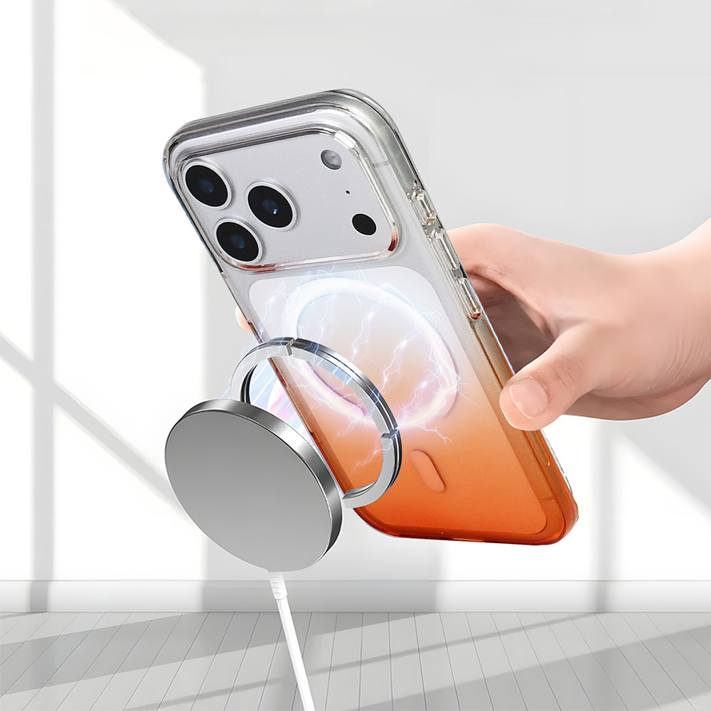 Apple iPhone 17 Pro Max Uyumlu Kılıf M-Safe Şarj Özellikli Zore Septik Silikon Kapak - 7