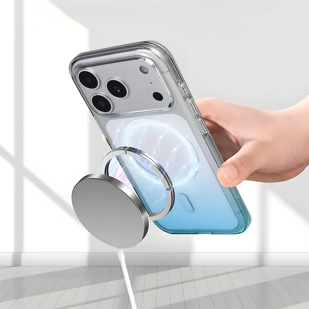 Apple iPhone 17 Pro Max Uyumlu Kılıf M-Safe Şarj Özellikli Zore Septik Silikon Kapak - 16