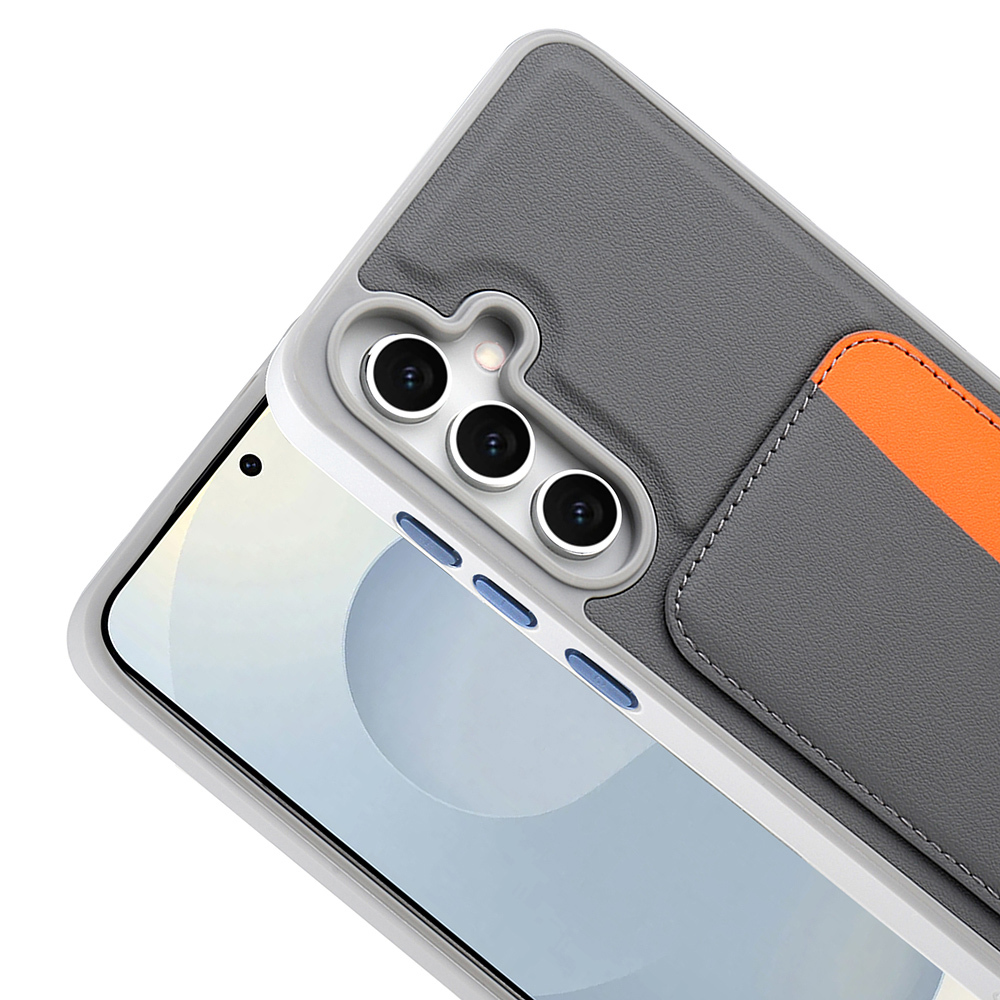 Samsung Galaxy S25 Uyumlu FE Kılıf Kartlıklı Zore X-Kart Silikon Kapak - 10