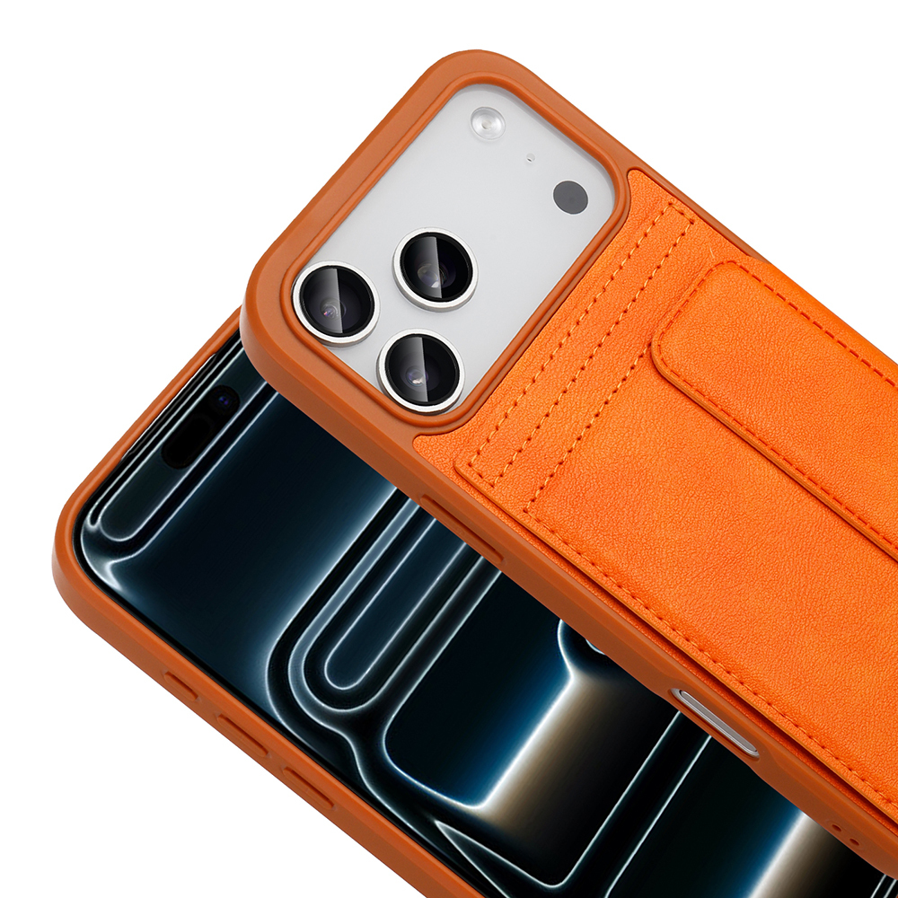 Apple iPhone 17 Pro Max Uyumlu Kılıf PU Deri Kartlıklı Zore Sevilla Kapak - 4