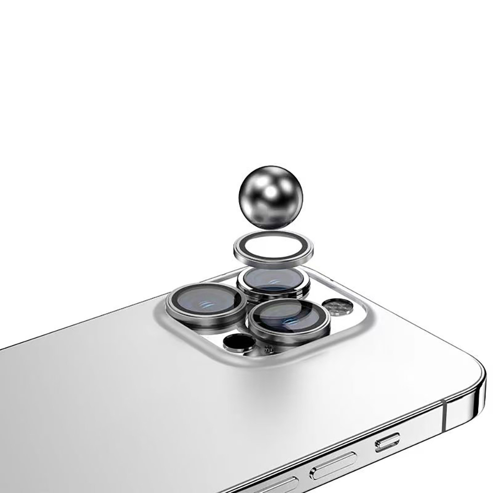 Apple iPhone 16 Pro Uyumlu Zore Mikro Kamera Lens Koruyucu - 5