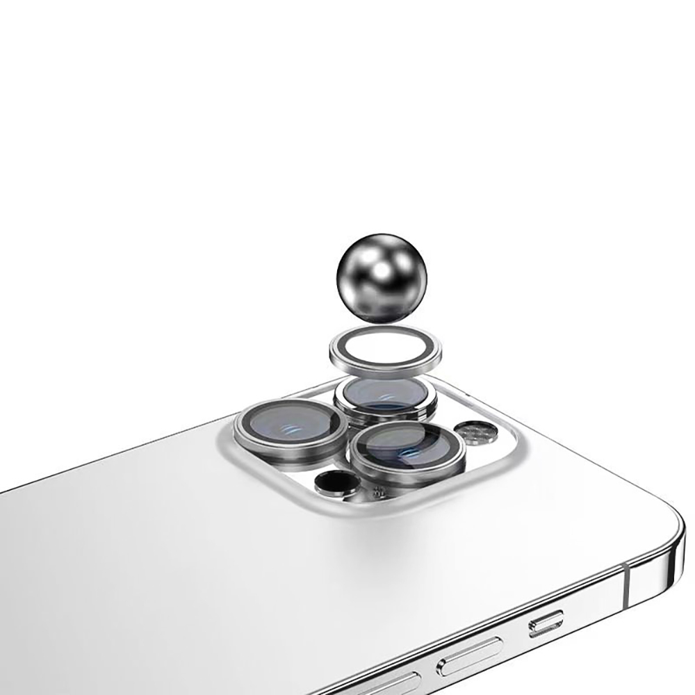 Apple iPhone 16 Pro Uyumlu Zore Mikro Kamera Lens Koruyucu - 6