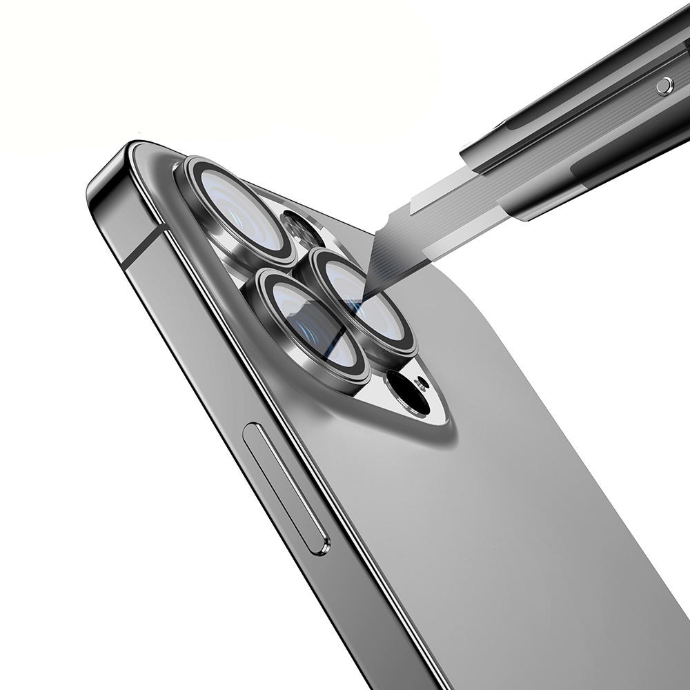 Apple iPhone 15 Pro Uyumlu Zore Mikro Kamera Lens Koruyucu - 3