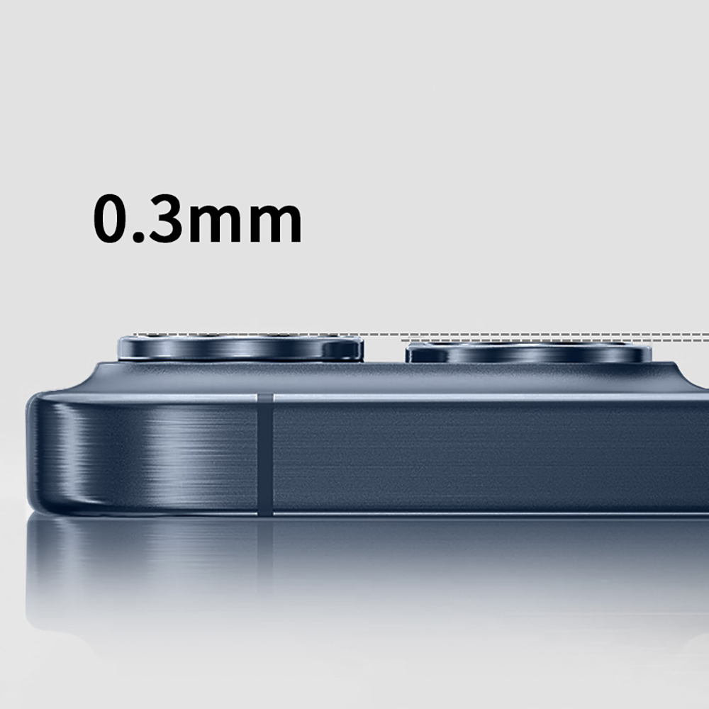 Apple iPhone 15 Pro Max Uyumlu Zore Mikro Kamera Lens Koruyucu - 14
