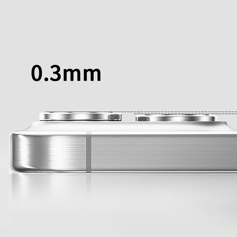 Apple iPhone 15 Pro Max Uyumlu Zore Mikro Kamera Lens Koruyucu - 16