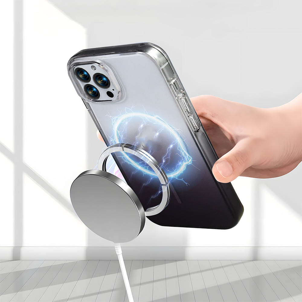 Apple iPhone 16 Pro Uyumlu Kılıf M-Safe Şarj Özellikli Zore Septik Silikon Kapak - 5