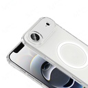 Apple iPhone 17 Air Uyumlu Kılıf IC Çipli M-Safe Şarj Özellikli Şeffaf Kamera Çerçeveli Zore Toledo Kapak - 2