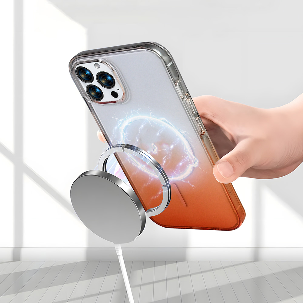 Apple iPhone 16 Pro Max Uyumlu Kılıf M-Safe Şarj Özellikli Zore Septik Silikon Kapak - 14