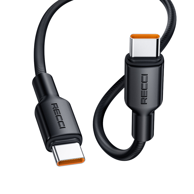 Recci RS56CC Type-C to Type-C PD Hızlı Şarj Özellikli Data ve Şarj Kablosu 100W 1.2M - 5