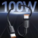 Recci RS56CC Type-C to Type-C PD Hızlı Şarj Özellikli Data ve Şarj Kablosu 100W 1.2M - 8