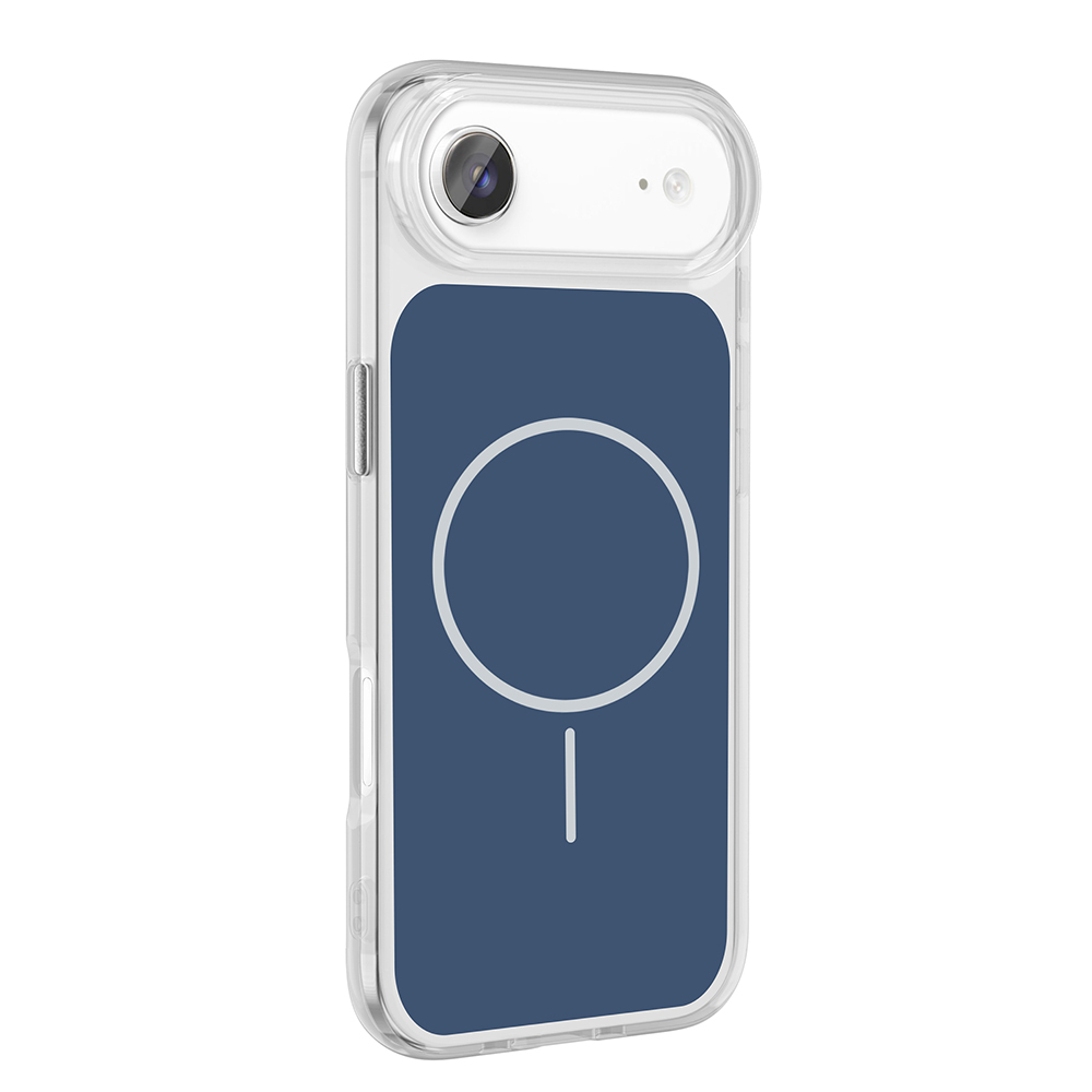 Apple iPhone 17 Air Uyumlu Kılıf M-Safe Şarj Özellikli Metal Buton Tasarımlı Zore İkonik Sert Silikon Kapak - 4
