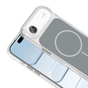 Apple iPhone 17 Air Uyumlu Kılıf M-Safe Şarj Özellikli Metal Buton Tasarımlı Zore İkonik Sert Silikon Kapak - 7