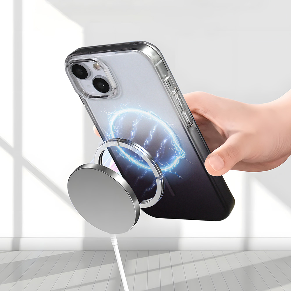 Apple iPhone 14 Uyumlu Kılıf M-Safe Şarj Özellikli Zore Septik Silikon Kapak - 15