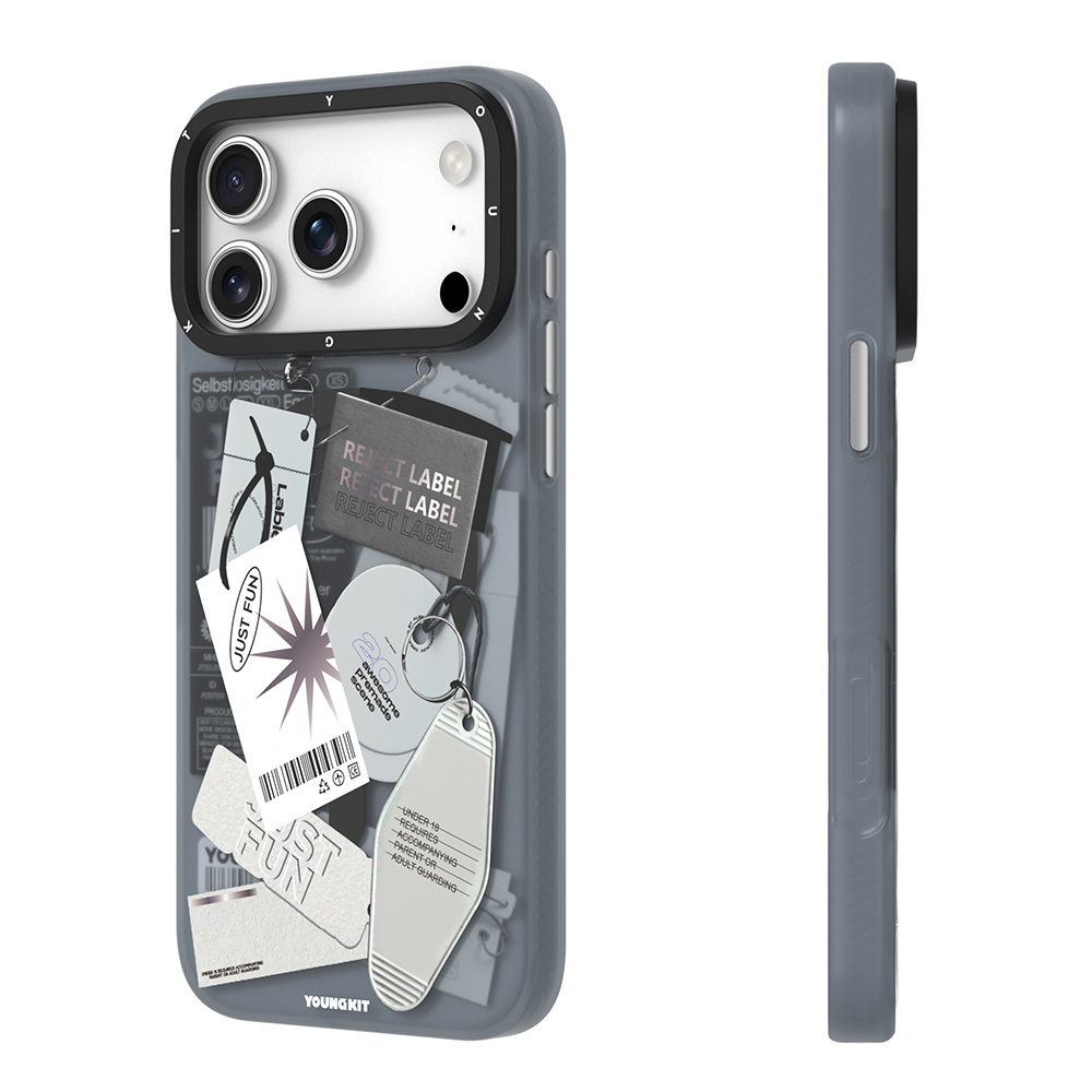 Apple iPhone 17 Pro Uyumlu Kılıf M-Safe Şarj Özellikli Youngkit Different Dimension Serisi Kapak - 4