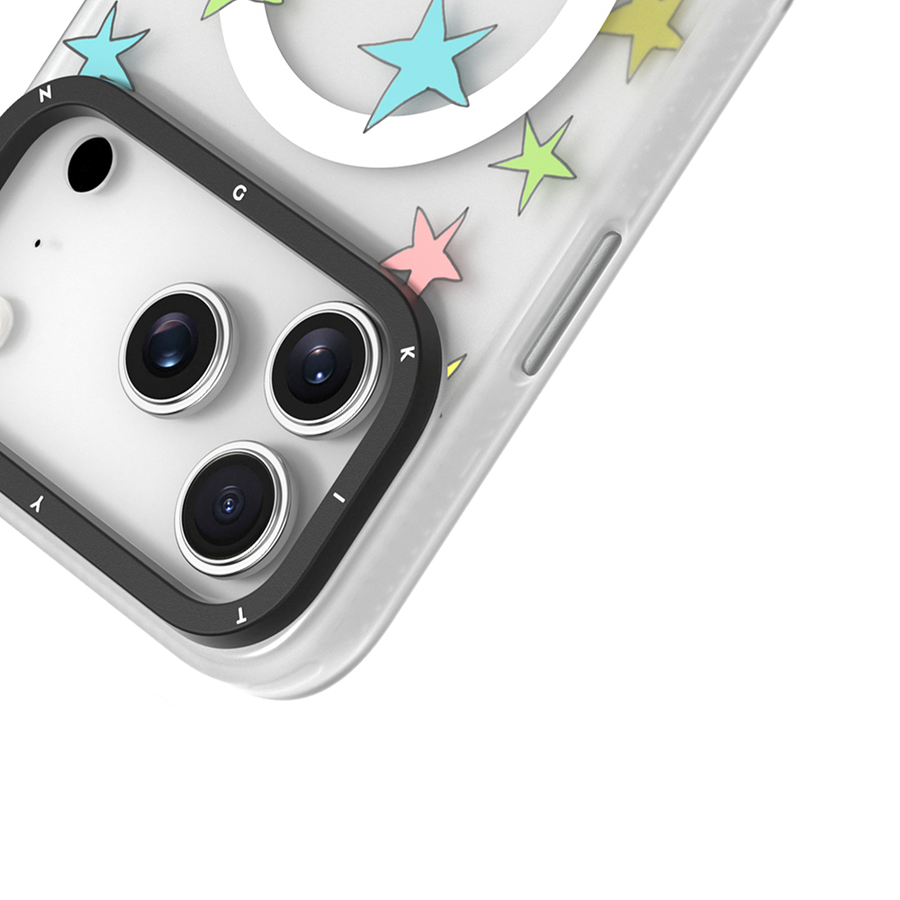 Apple iPhone 17 Pro Max Uyumlu Kılıf M-Safe Şarj Özellikli Airbagli Çift Katmanlı Youngkit Sweathart Serisi Kapak - 5