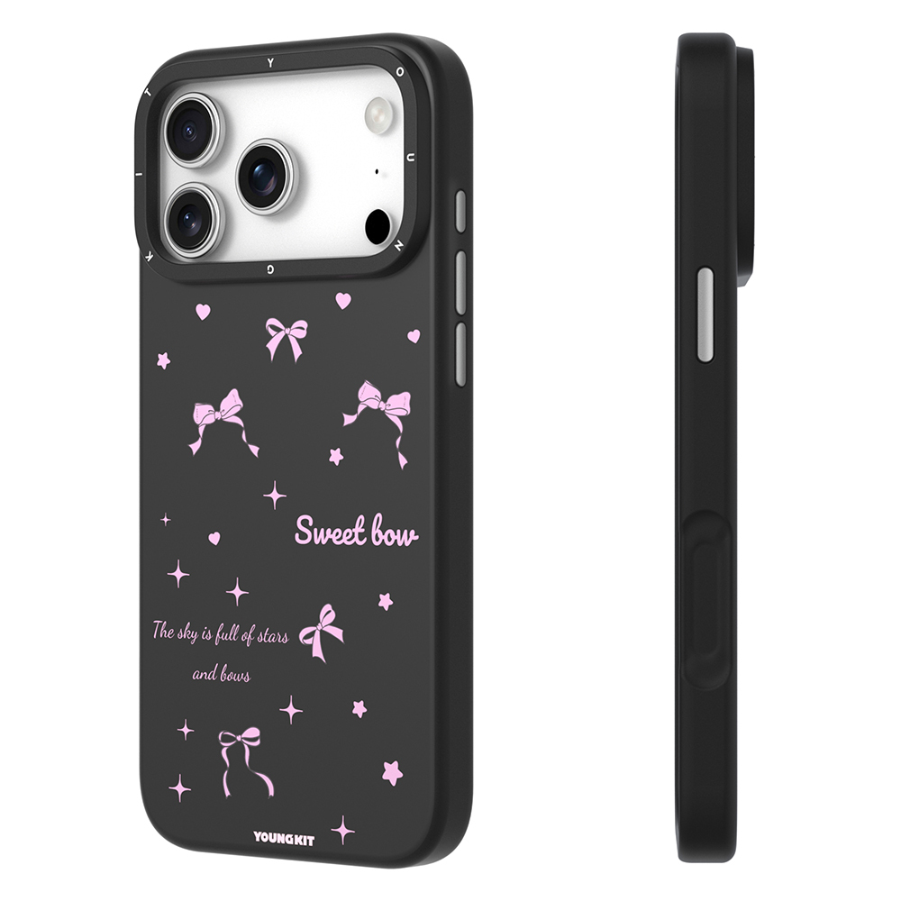 Apple iPhone 17 Pro Max Uyumlu Kılıf M-Safe Şarj Özellikli Airbagli Çift Katmanlı Youngkit Sweathart Serisi Kapak - 8