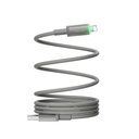 Wiwu Wi-C081 Maglink Serisi Işıklı Magnetik USB-A to Lightning Işıklı Hızlı Şarj Özellikli Data ve Şarj Kablosu 1M - 2