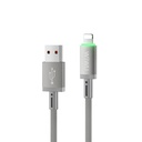 Wiwu Wi-C081 Maglink Serisi Işıklı Magnetik USB-A to Lightning Işıklı Hızlı Şarj Özellikli Data ve Şarj Kablosu 1M - 3