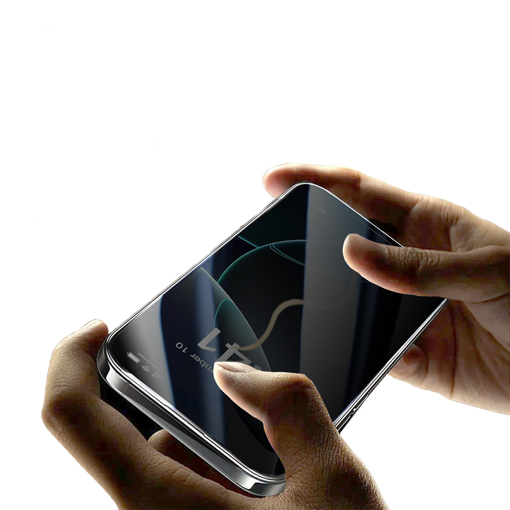 Apple iPhone 17 Uyumlu Zore 2.5D Oliv Privacy Temperli Cam Ekran Koruyucu + Kolay Uygulama Aparatı - 3