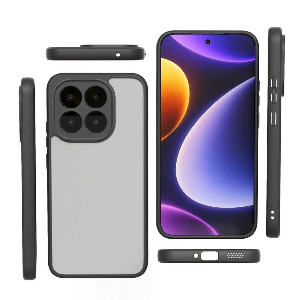 Xiaomi 15 UyumluT Kılıf Kamera Korumalı Şeffaf Arka Yüzey Zore New Roll Kapak - 3